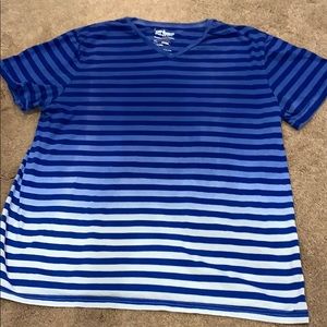 Urban pipeline striped ombré t-shirt